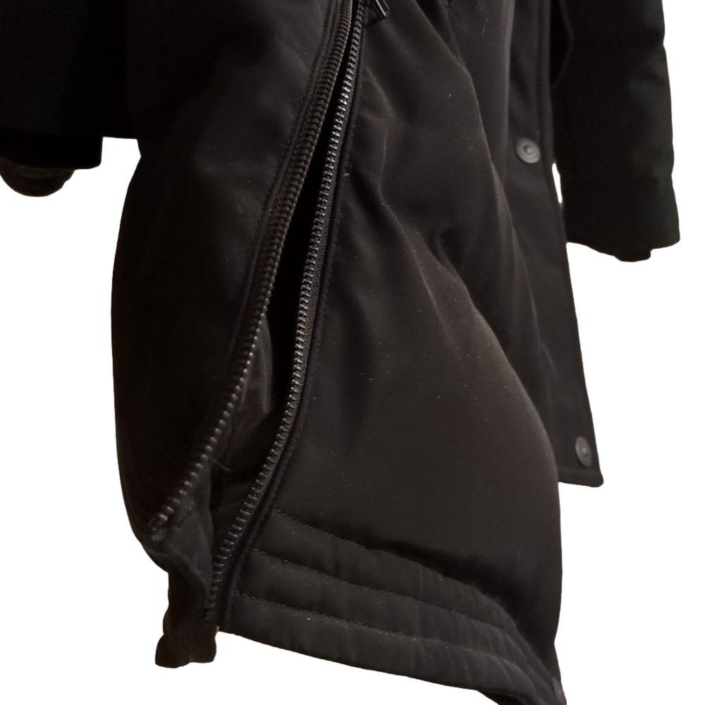 Moose Knuckles Alberta Women’s Parka – Size L, NWT, Black, Goose-Down, Fox Fur - Picture 8 of 16